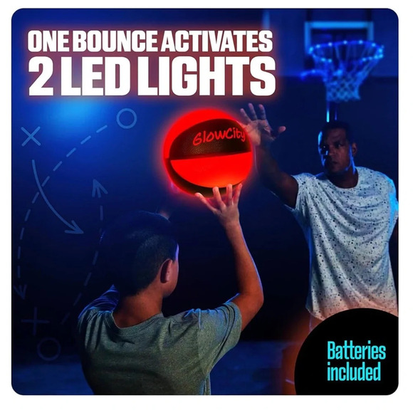 🆕 GlowCity Light Up LED Basketball Official Size - Picture 2 of 5